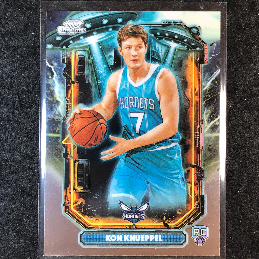 2025-26 Topps Cosmic Chrome KON KNUEPPEL Extraterrestrial Talent Rookie Base #14