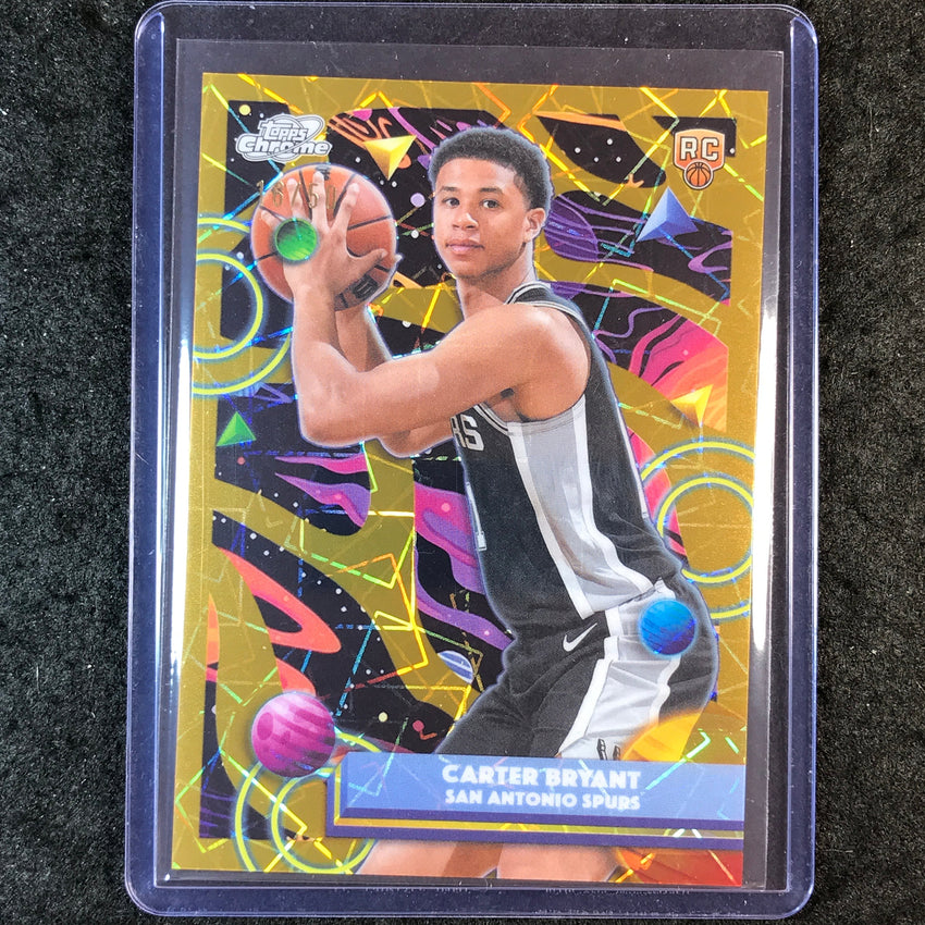 2025-26 Topps Cosmic Chrome CARTER BRYANT Rookie Base Gold 16/50 #139