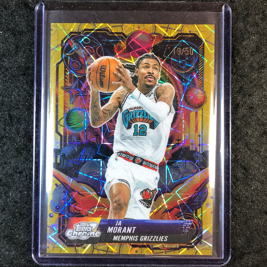 2025-26 Topps Cosmic Chrome JA MORANT Propulsion Gold Interstellar 19/50 #8
