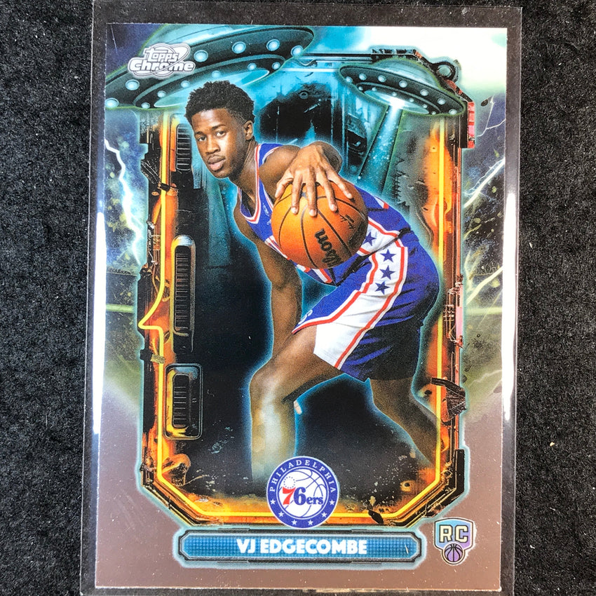 2025-26 Topps Cosmic Chrome VJ EDGECOMBE Extraterrestrial Talent Rookie Base #15