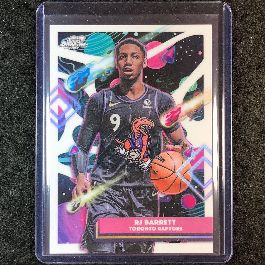 2025-26 Topps Cosmic Chrome RJ BARRETT White Hole Refractor SP #2