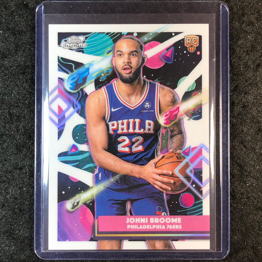 2025-26 Topps Cosmic Chrome JOHNI BROOME Rookie White Hole Refractor SP #125