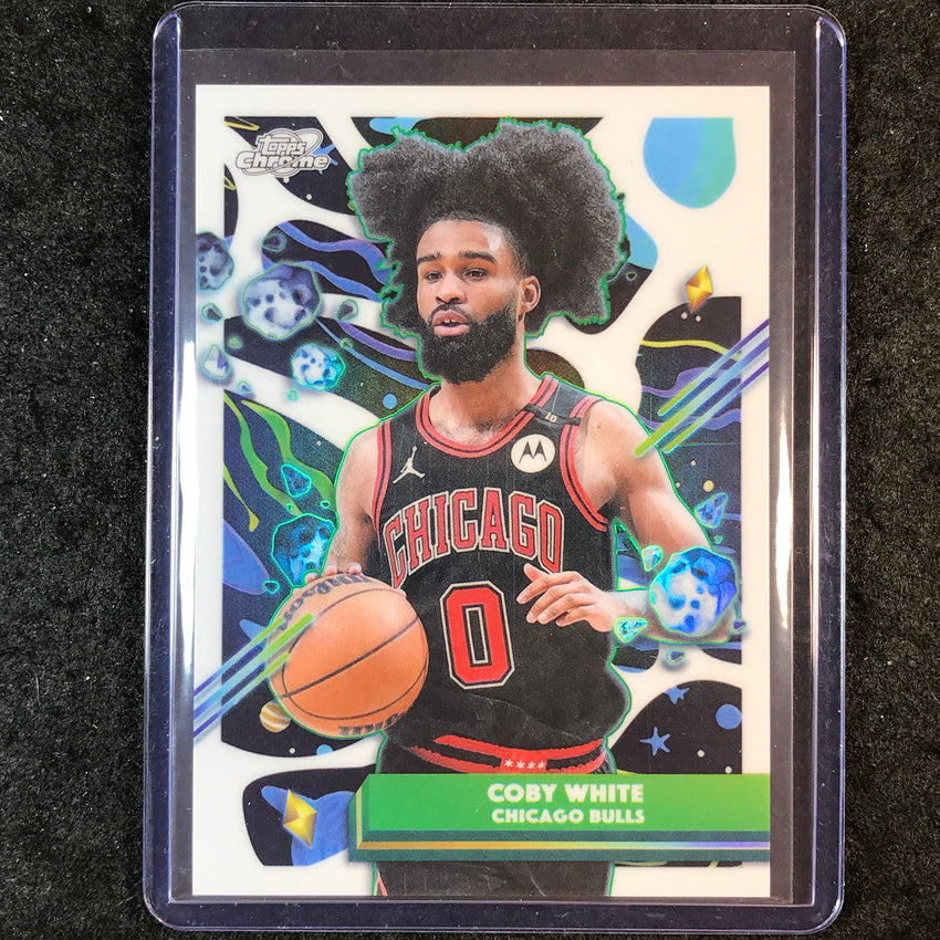 2025-26 Topps Cosmic Chrome COBY WHITE White Hole Refractor SP #141