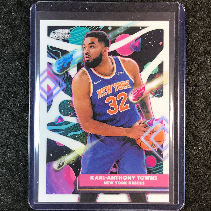 2025-26 Topps Cosmic Chrome KARL-ANTHONY TOWNS White Hole Refractor SP #167