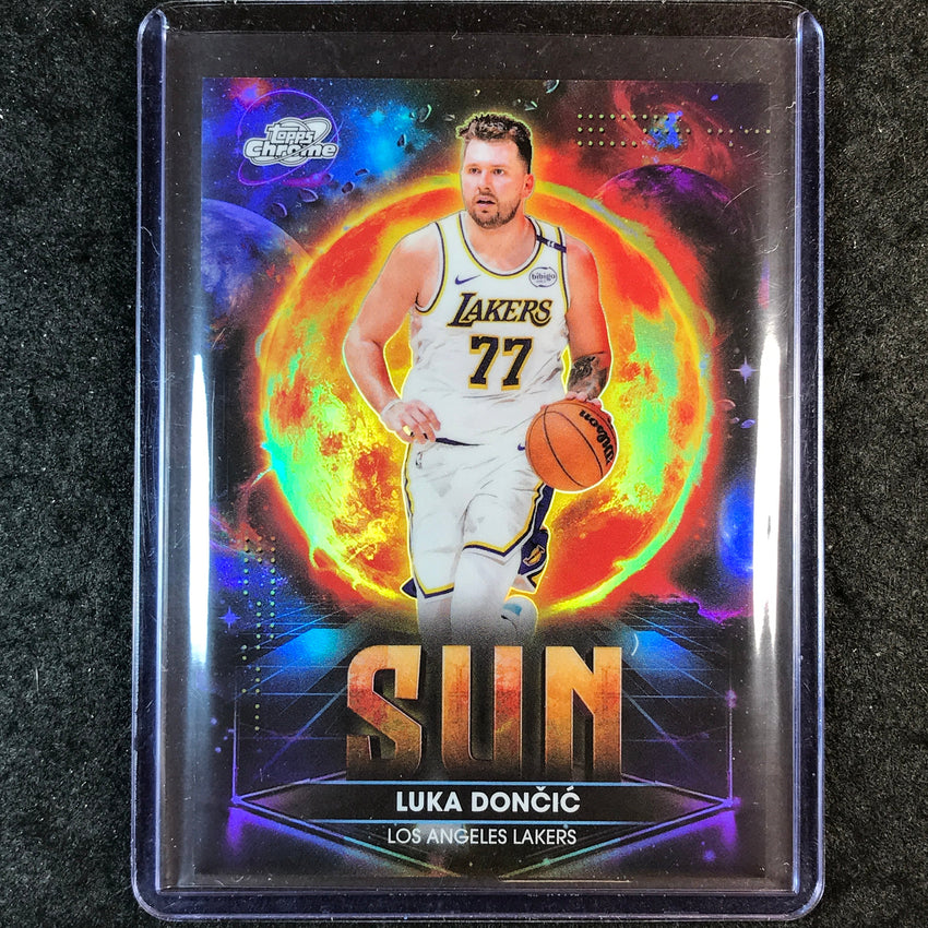 2025-26 Topps Cosmic Chrome LUKA DONCIC Planetary Pursuit SP Sun #PPS-7
