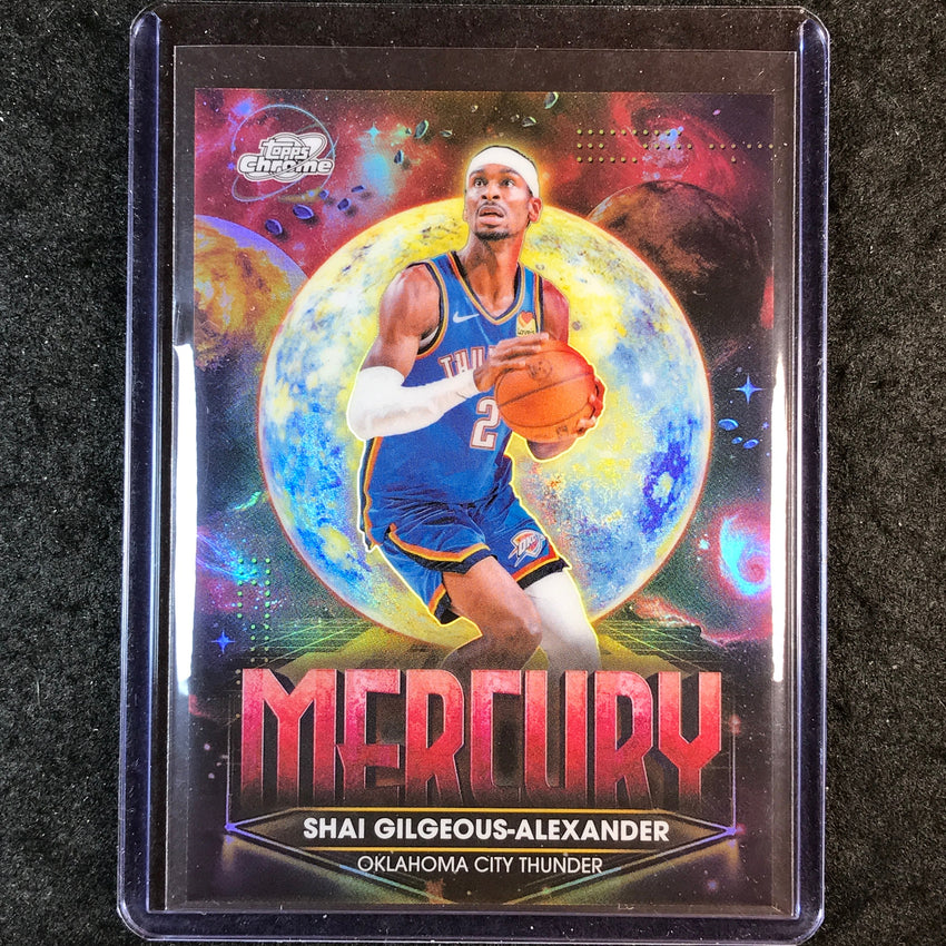 2025-26 Cosmic Chrome SHAI GILGEOUS-ALEXANDER Planetary Pursuit Mercury #PPM-1