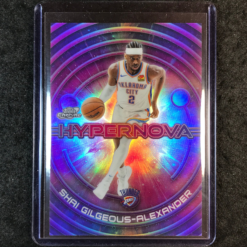 2025-26 Topps Cosmic Chrome SHAI GILGEOUS-ALEXANDER Hypernova SSP #HN-1
