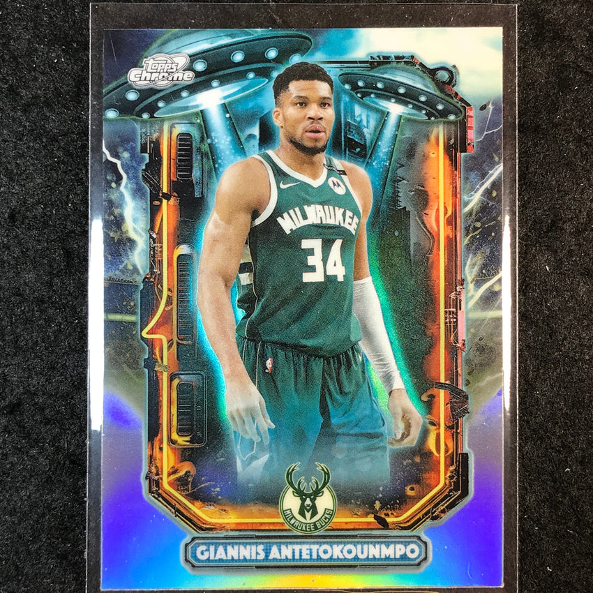 2025-26 Cosmic Chrome GIANNIS ANTETOKOUNMPO Extraterrestrial Talent Refractor #3