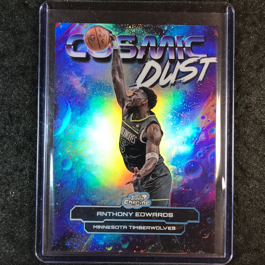 2025-26 Topps Cosmic Chrome ANTHONY EDWARDS Cosmic Dust SSP #CD-9