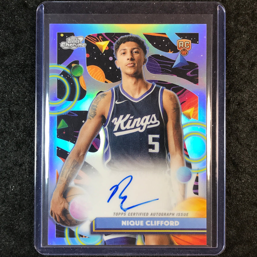 2025-26 Topps Cosmic Chrome NIQUE CLIFFORD Cosmic Chrome Rookie Auto #CCA-NC