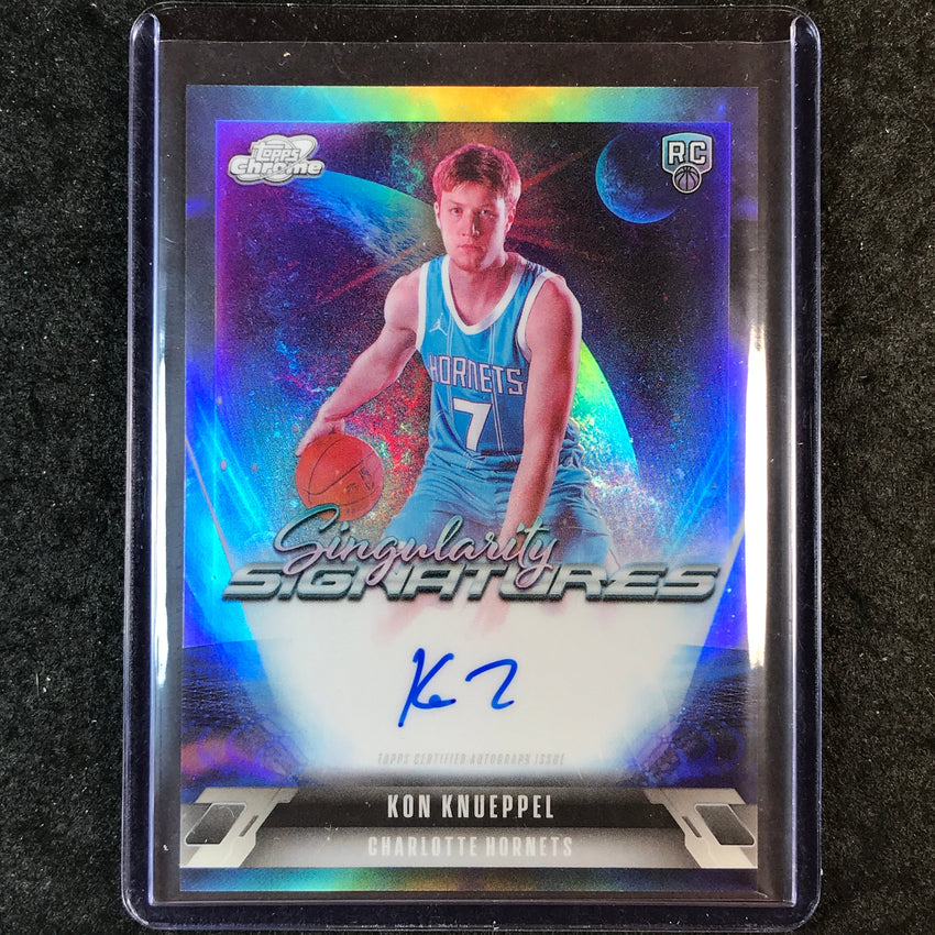 2025-26 Topps Cosmic Chrome KON KNUEPPEL Singularity Rookie Auto #SS-KK