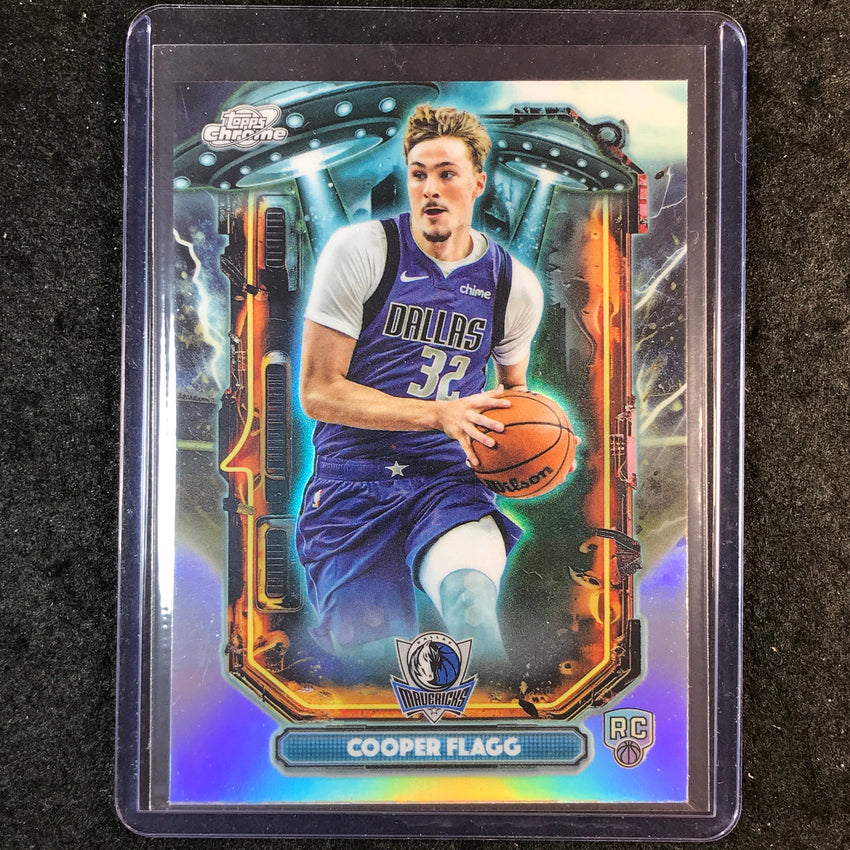 2025-26 Cosmic Chrome COOPER FLAGG Extraterrestrial Talent Rookie Refractor #11