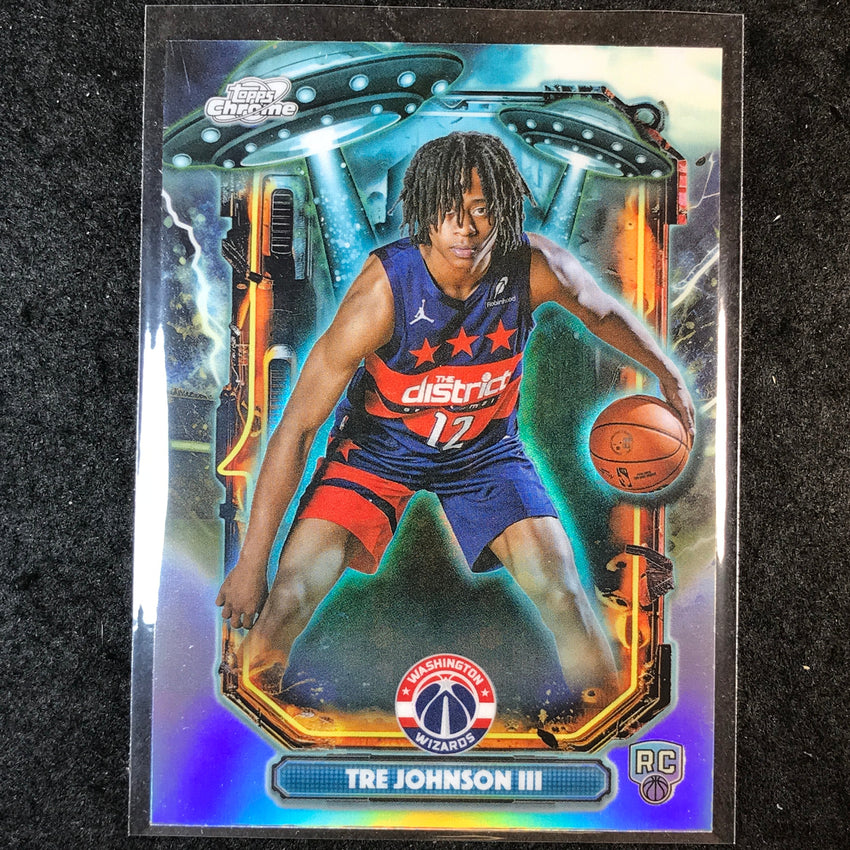 2025-26 Cosmic Chrome TRE JOHNSON III Extraterrestrial Rookie Refractor #16