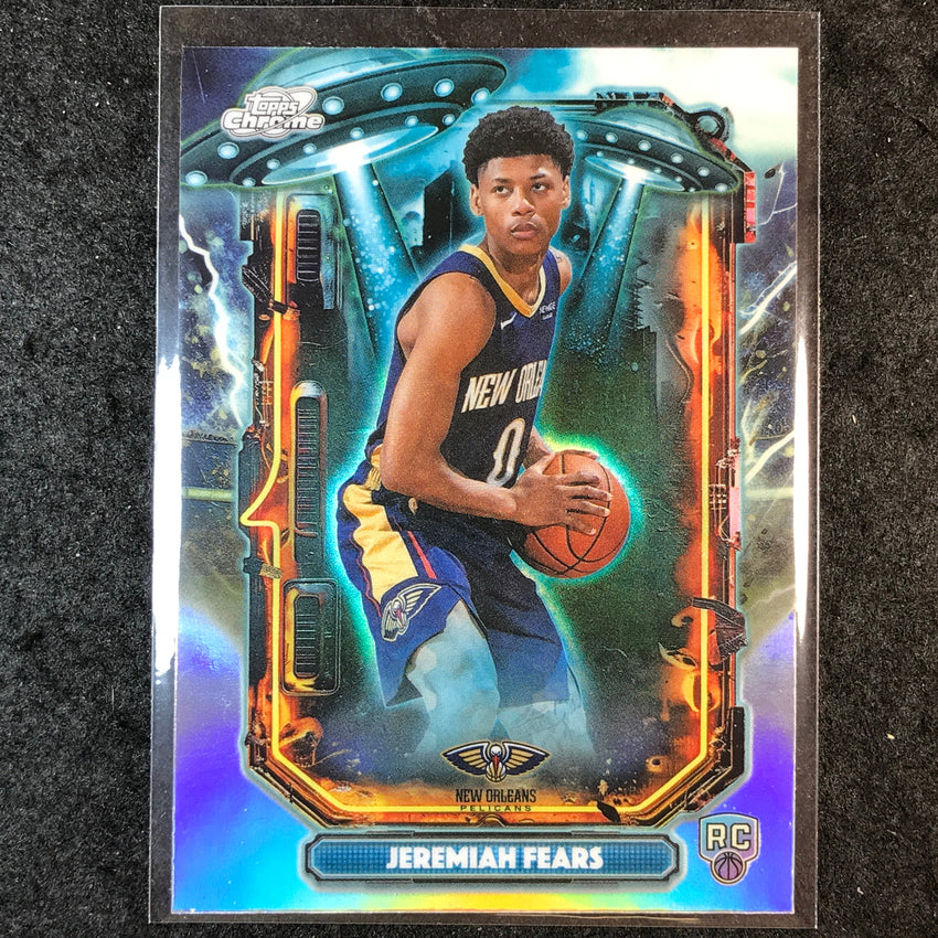 2025-26 Topps Cosmic Chrome JEREMIAH FEARS Extraterrestrial Rookie Refractor #17