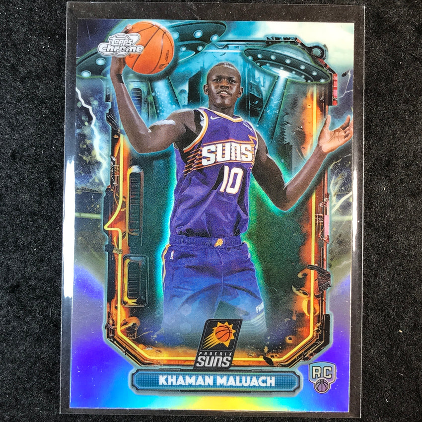 2025-26 Topps Cosmic KHAMAN MALUACH Extraterrestrial Talent Rookie Refractor #23