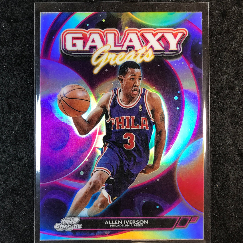 2025-26 Topps Cosmic Chrome ALLEN IVERSON Galaxy Greats Refractor #1