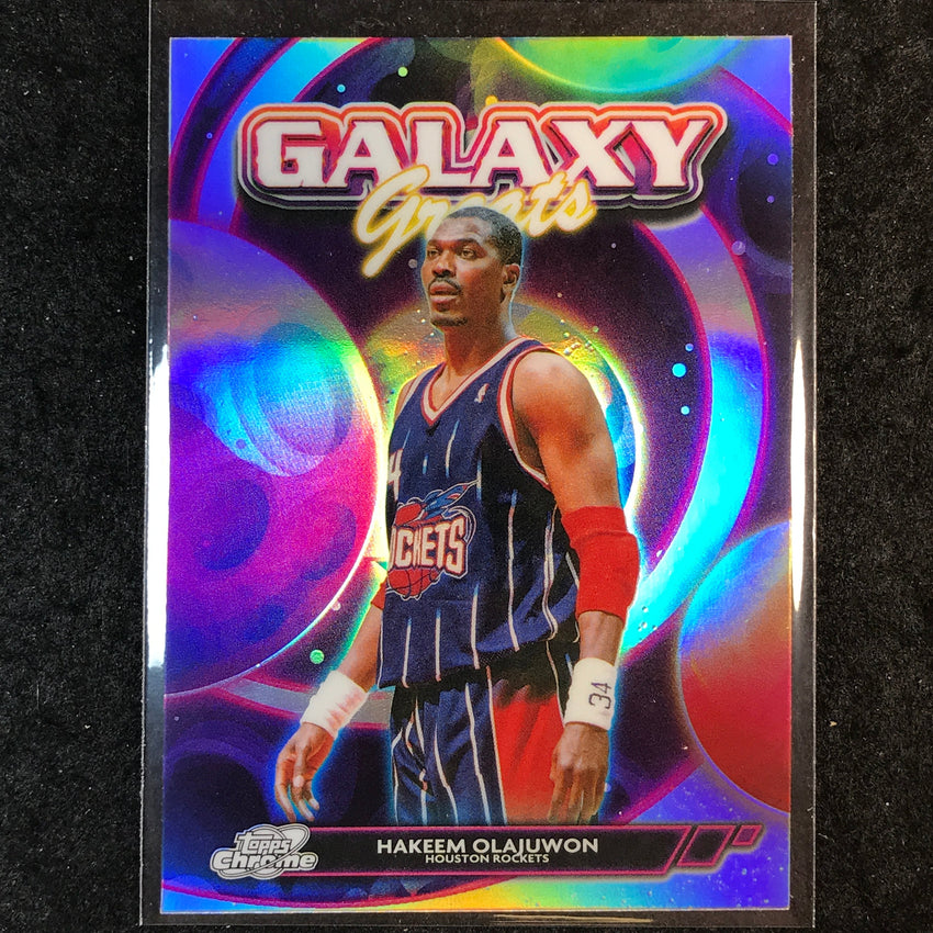 2025-26 Topps Cosmic Chrome HAKEEM OLAJUWON Galaxy Greats Refractor #5