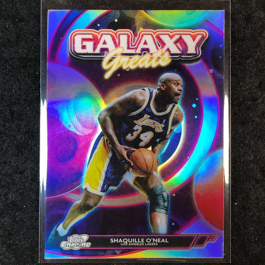 2025-26 Topps Cosmic Chrome SHAQUILLE O'NEAL Galaxy Greats Refractor #8