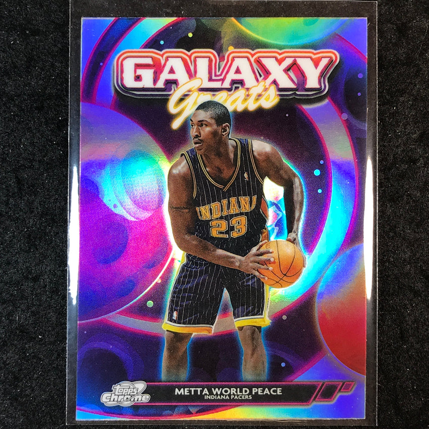 2025-26 Topps Cosmic Chrome METTA WORLD PEACE Galaxy Greats Refractor #31