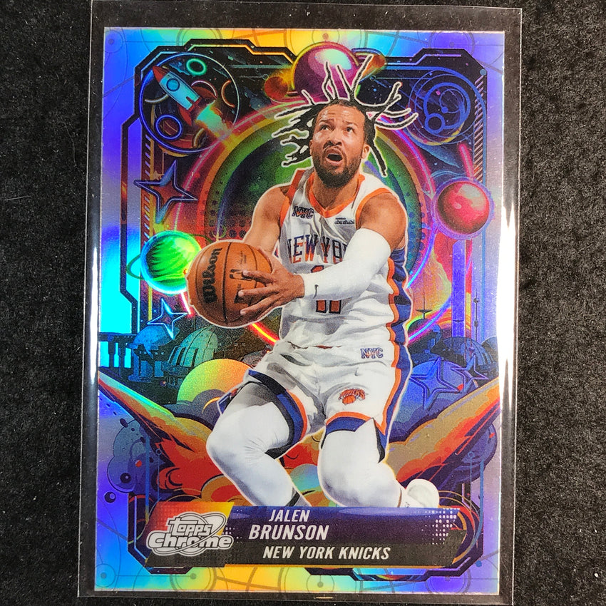 2025-26 Topps Cosmic Chrome JALEN BRUNSON Propulsion Refractor #4