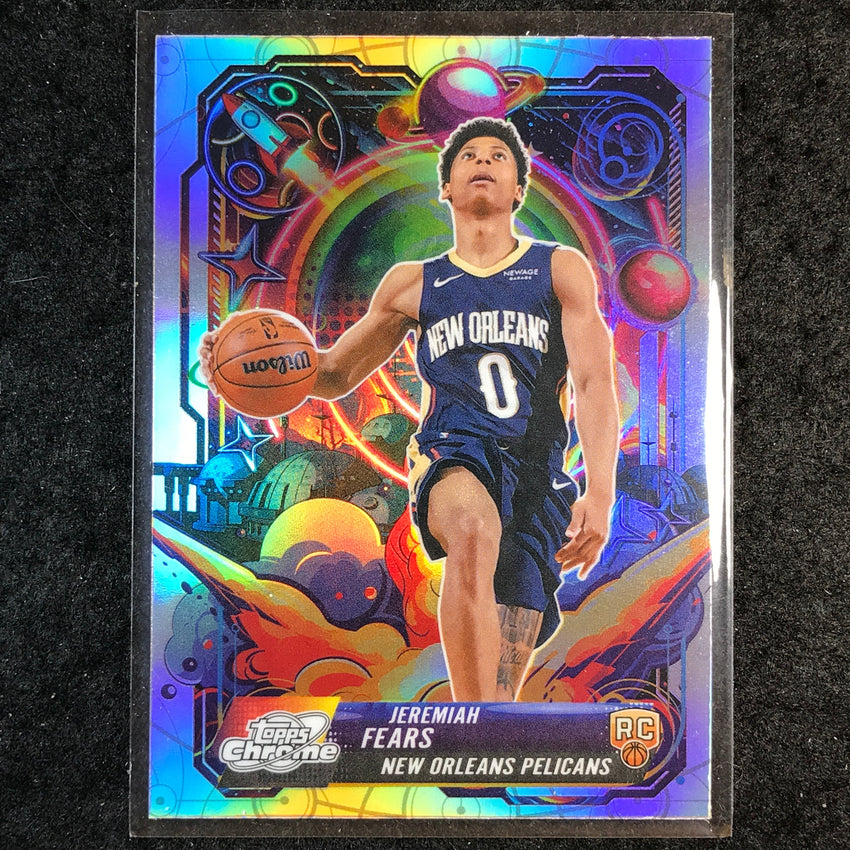 2025-26 Topps Cosmic Chrome JEREMIAH FEARS Propulsion Rookie Refractor #22