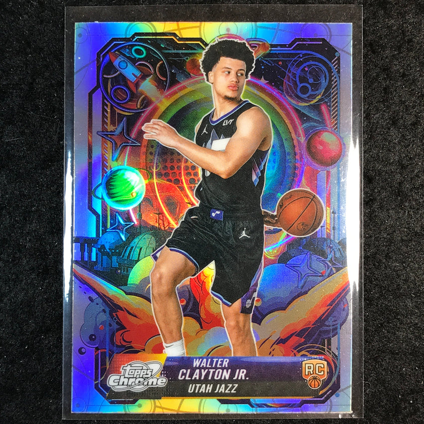 2025-26 Topps Cosmic Chrome WALTER CLAYTON JR. Propulsion Rookie Refractor #24