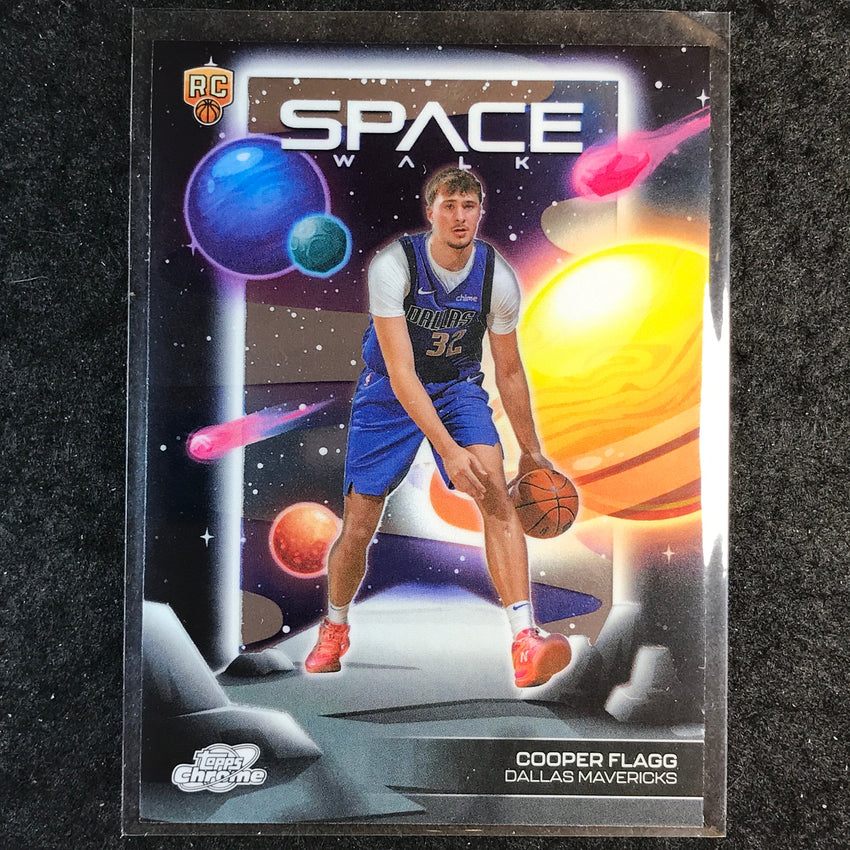 2025-26 Topps Cosmic Chrome COOPER FLAGG Space Walk Rookie Base #6