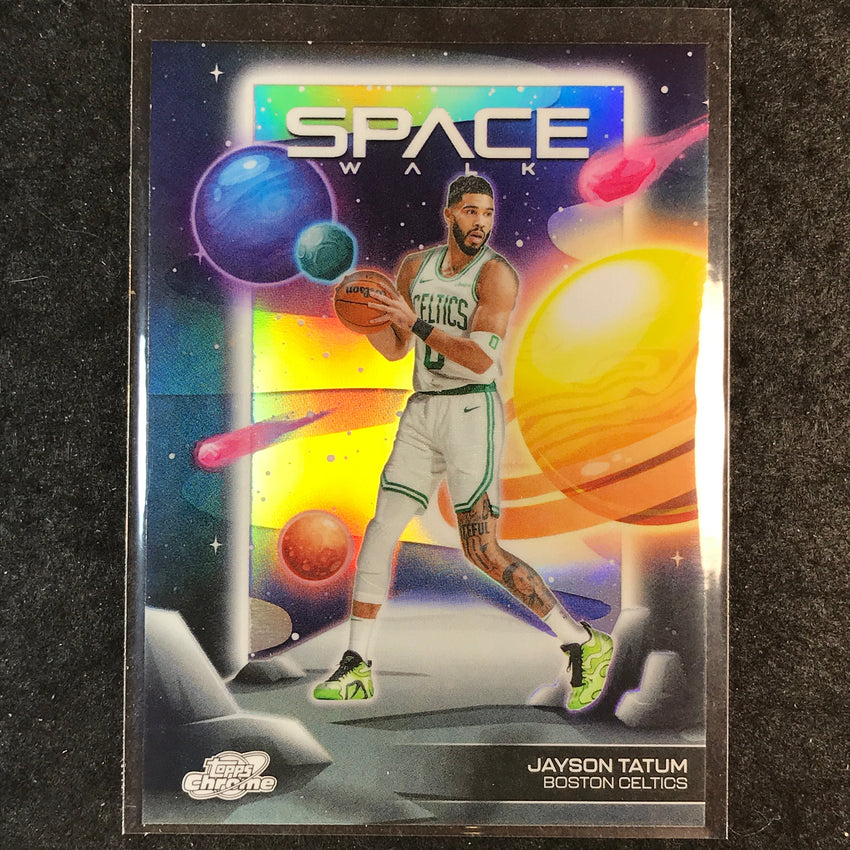 2025-26 Topps Cosmic Chrome JAYSON TATUM Space Walk Refractor #4