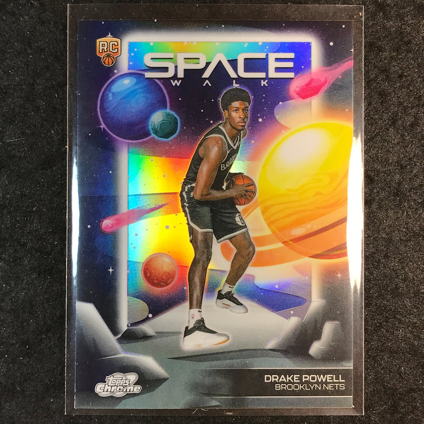 2025-26 Topps Cosmic Chrome DRAKE POWELL Space Walk Rookie Refractor #11