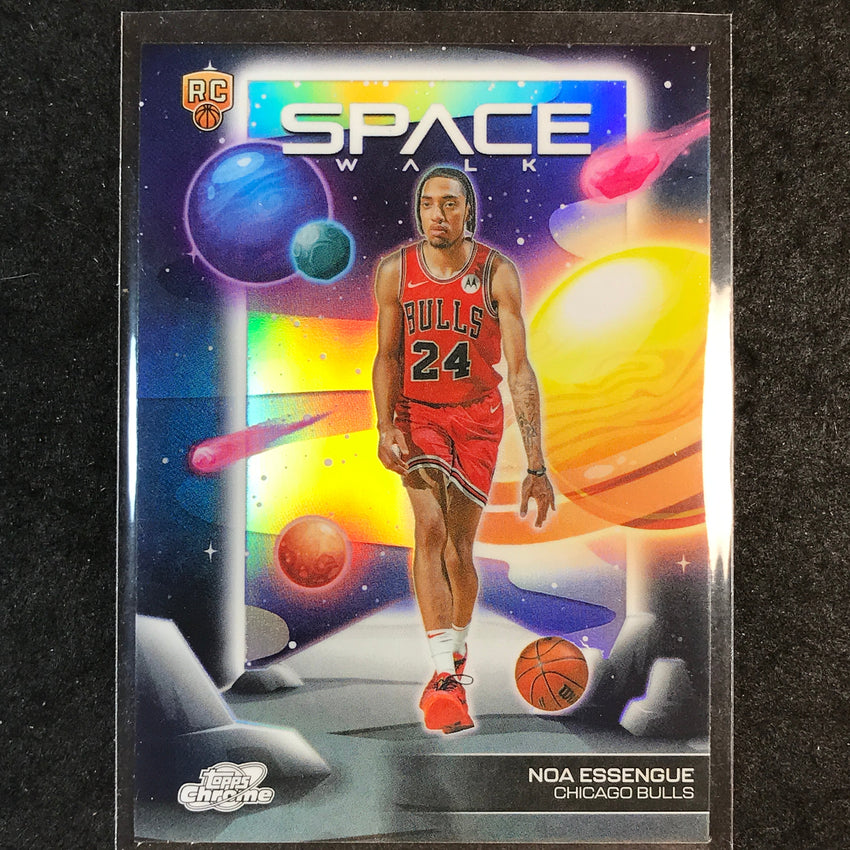 2025-26 Topps Cosmic Chrome NOA ESSENGUE Space Walk Rookie Refractor #15