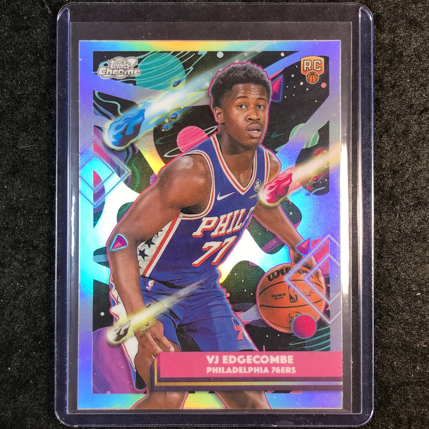 2025-26 Topps Cosmic Chrome VJ EDGECOMBE Rookie Base Refractor #35