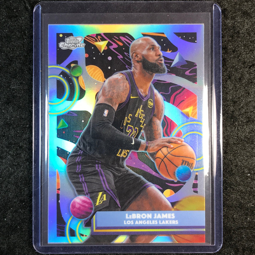 2025-26 Topps Cosmic Chrome LEBRON JAMES Base Refractor #157