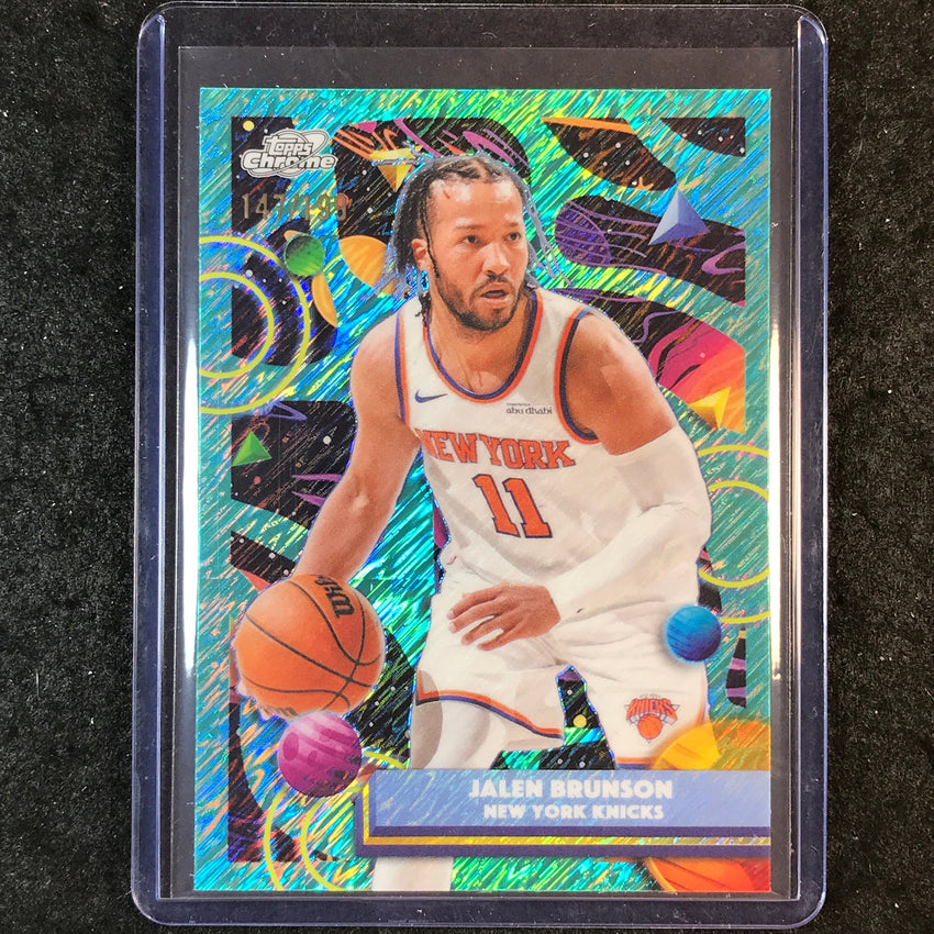 2025-26 Topps Cosmic Chrome JALEN BRUNSON Base Aqua Equinox 147/199 #8