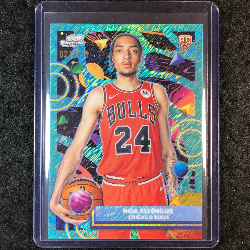 2025-26 Topps Cosmic Chrome NOA ESSENGUE Rookie Base Aqua Equinox 21/199 #70
