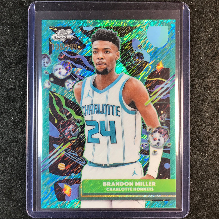 2025-26 Topps Cosmic Chrome BRANDON MILLER Base Aqua Equinox 135/199 #72