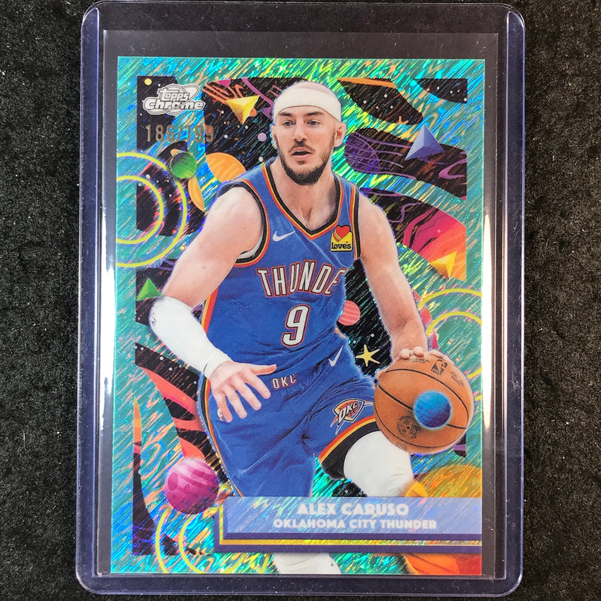 2025-26 Topps Cosmic Chrome ALEX CARUSO Base Aqua Equinox 186/199 #103