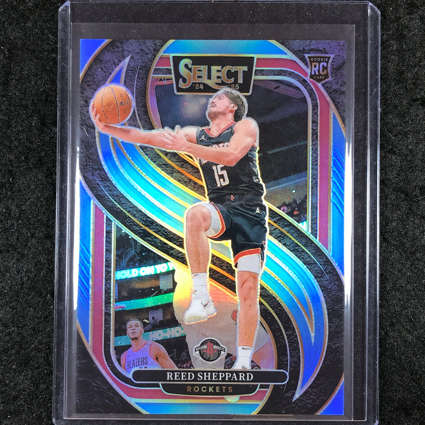 2024-25 Select REED SHEPPARD Premier Level Rookie Light Blue /299 #181