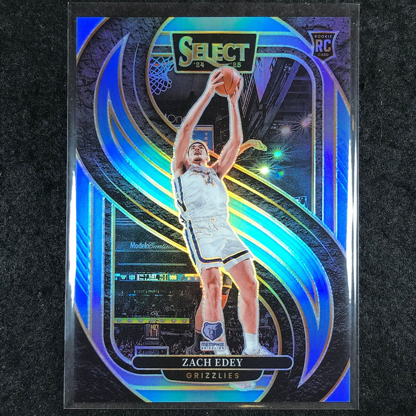 2024-25 Select ZACH EDEY Premier Level Rookie Light Blue /299 #192