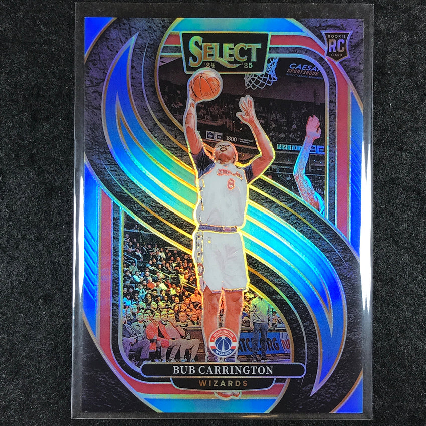 2024-25 Select BUB CARRINGTON Premier Level Rookie Light Blue /299 #197