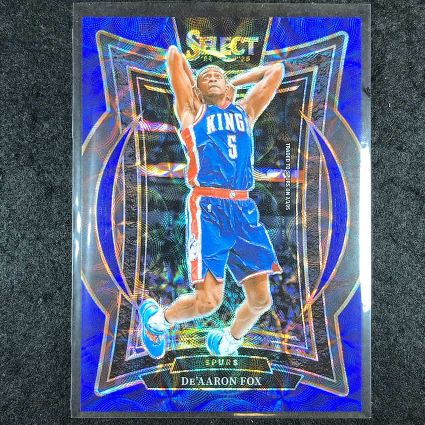 2024-25 Select DE'AARON FOX Concourse Blue Scope /249 #3
