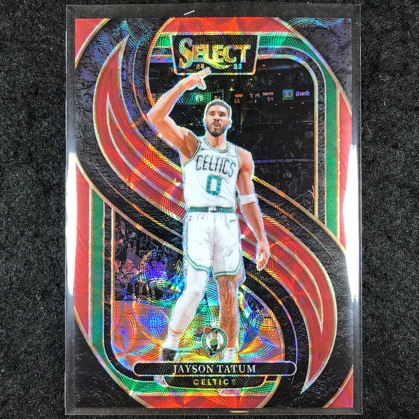 2024-25 Select JAYSON TATUM Premier Level Red Scope /249 #110