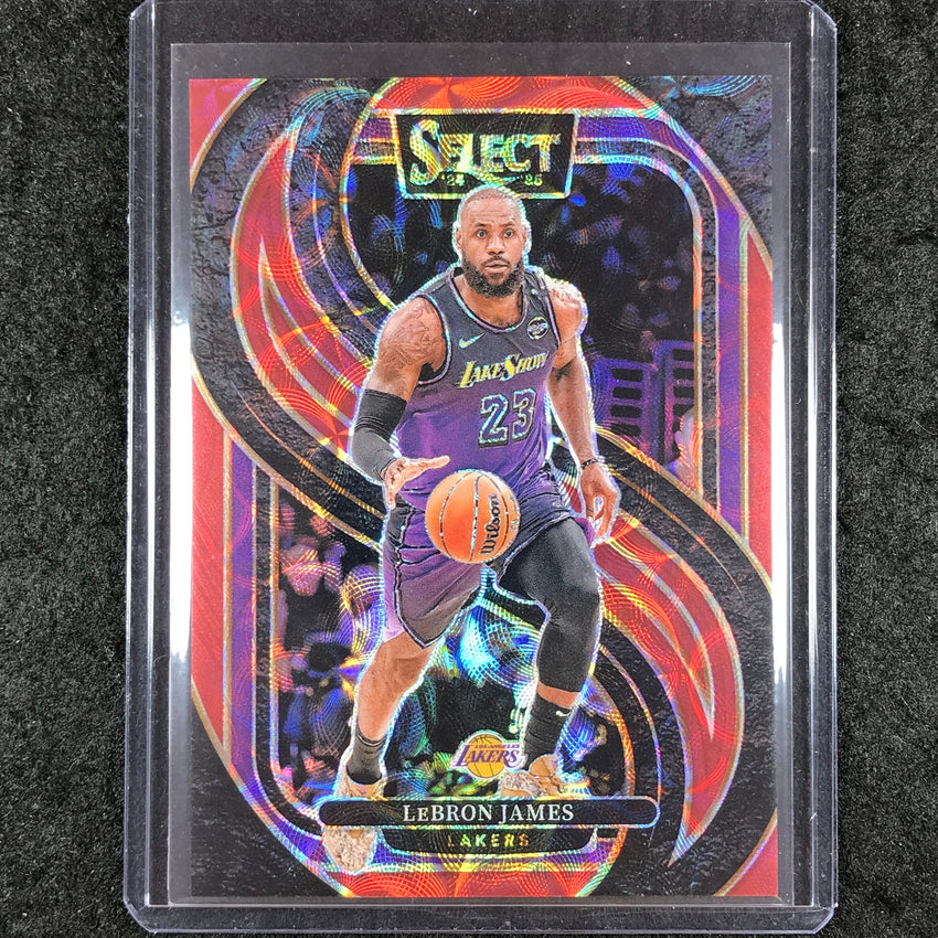 2024-25 Select LEBRON JAMES Premier Level Red Scope /249 #111