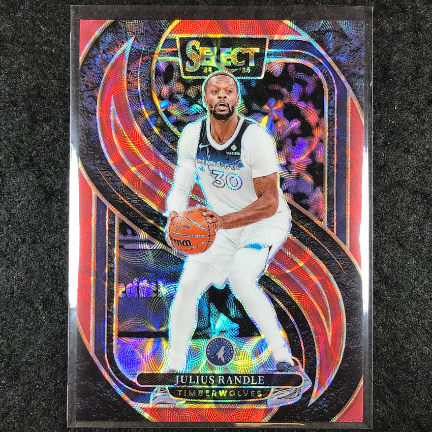 2024-25 Select JULIUS RANDLE Premier Level Red Scope /249 #129