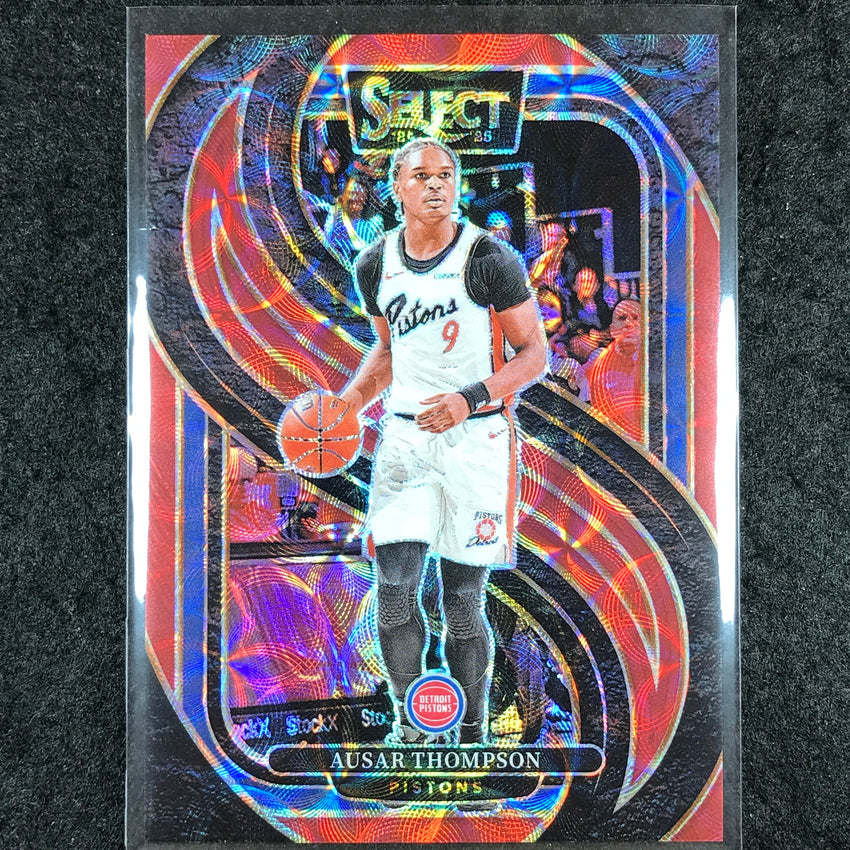 2024-25 Select AUSAR THOMPSON Premier Level Red Scope /249 #153