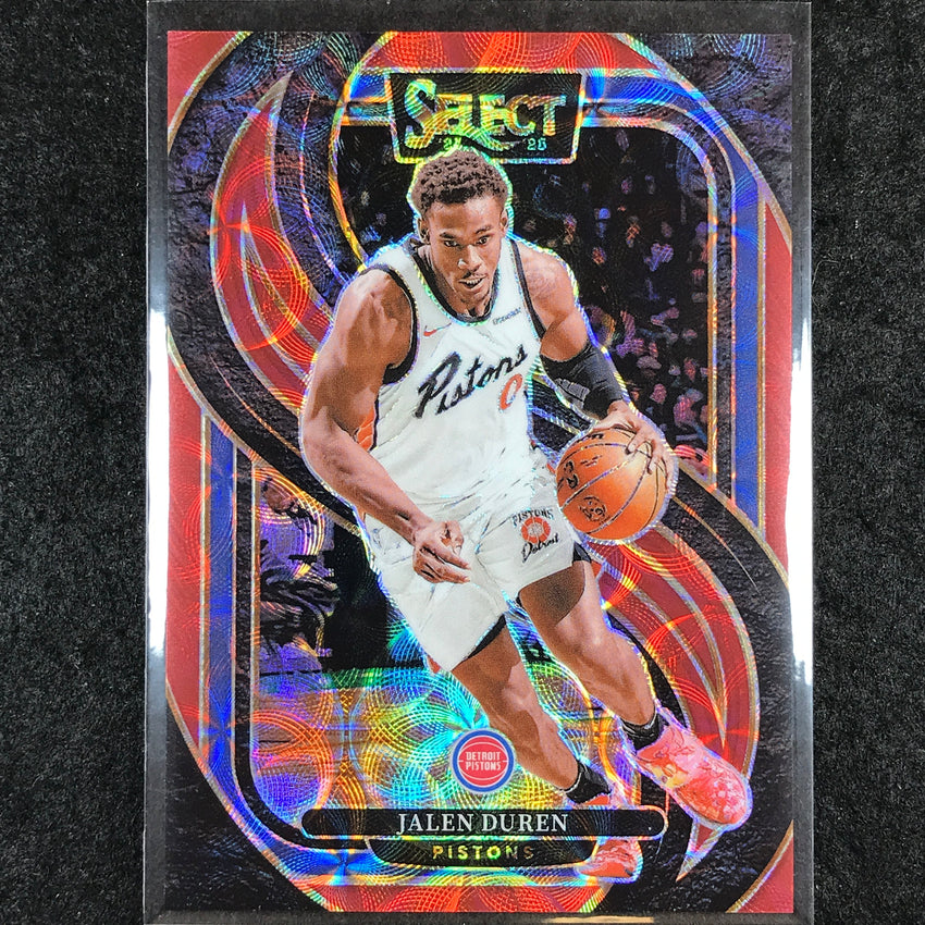 2024-25 Select JALEN DUREN Premier Level Red Scope /249 #160