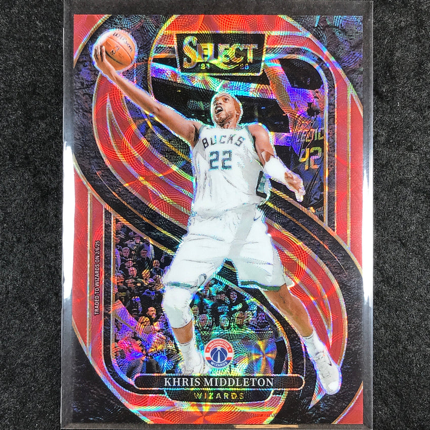 2024-25 Select KHRIS MIDDLETON Premier Level Red Scope /249 #161