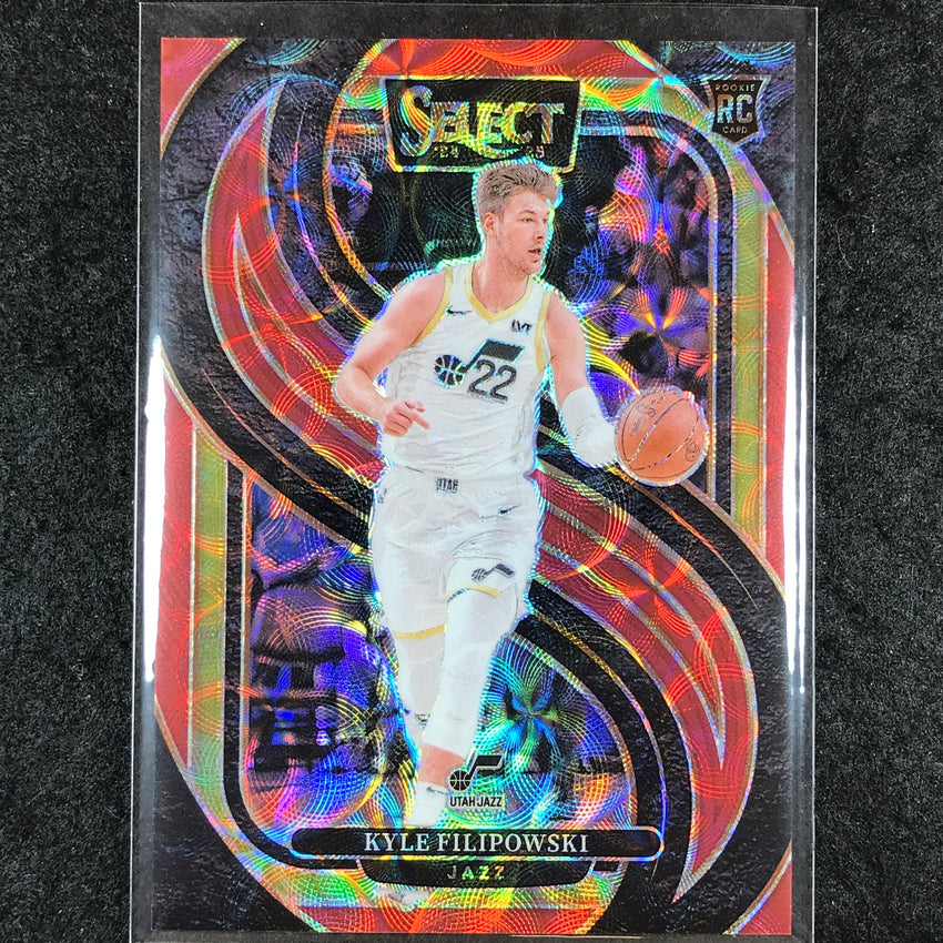 2024-25 Select KYLE FILIPOWSKI Premier Level Rookie Red Scope /249 #170