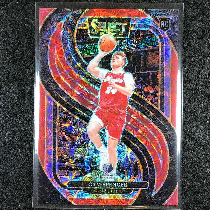 2024-25 Select CAM SPENCER Premier Level Rookie Red Scope /249 #189