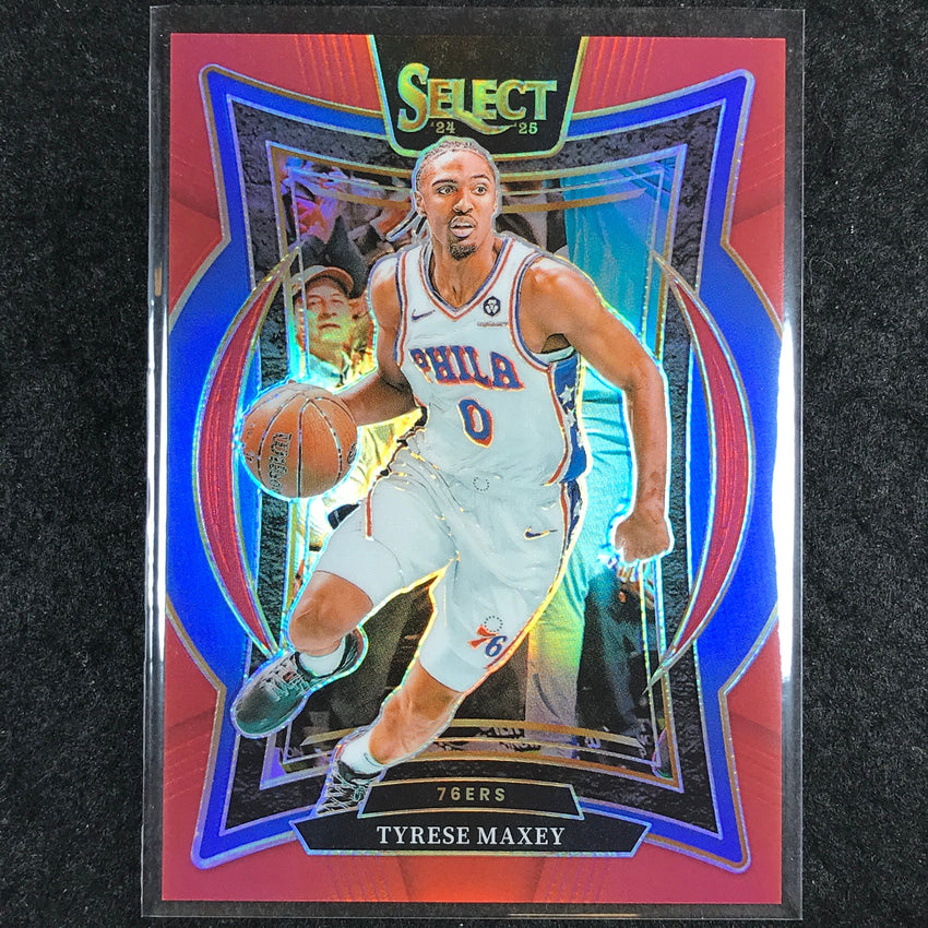 2024-25 Select TYRESE MAXEY Concourse Red /199 #20