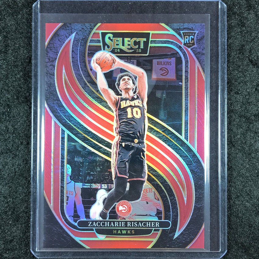2024-25 Select ZACCHARIE RISACHER Premier Level Rookie Red /199 #180
